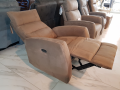 Кресло тканевое Лаваль с электрореклайнером цена